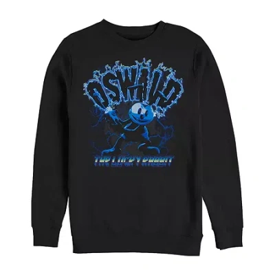 Fifth Sun Mens Crew Neck Long Sleeve Sweatshirt In Black