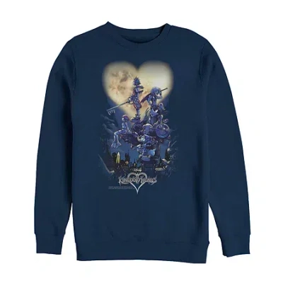Fifth Sun Mens Crew Neck Long Sleeve Sweatshirt In Blue