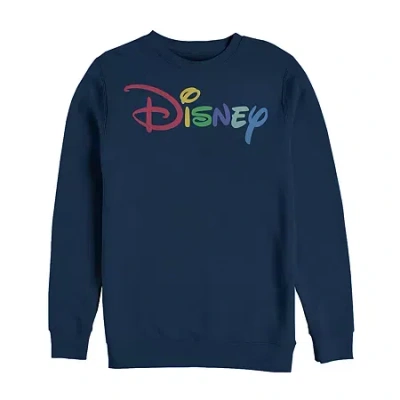 Fifth Sun Mens Crew Neck Long Sleeve Sweatshirt In Blue