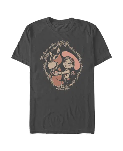 Fifth Sun Mens' Jessie And Horse Crewneck T-shirt In Black