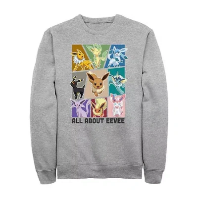 Fifth Sun Mens Long Sleeve Pokemon Sweatshirt In Gray