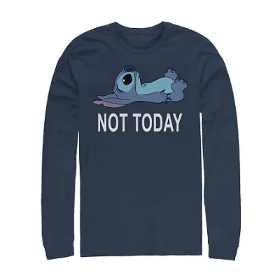 Fifth Sun Mens Long Sleeve Stitch Graphic T-shirt In Blue