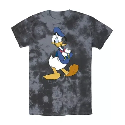Fifth Sun Mens Short Sleeve Donald Duck Graphic T-shirt In Gray