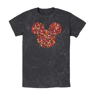 Fifth Sun Mens Short Sleeve Mickey Mouse Graphic T-shirt In Black