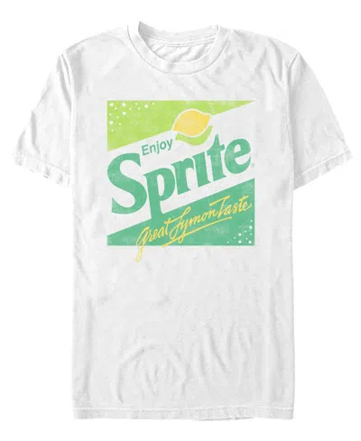 Fifth Sun Men'sâ Coca-cola Square Sprite T-shirt In White