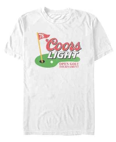 Fifth Sun Men'sâ Coors Brewing Company Coors Golf Open T-shirt In White