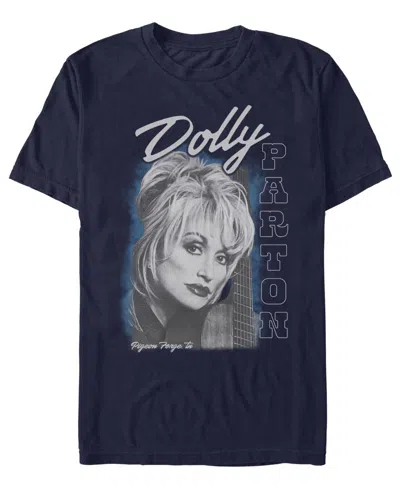 Fifth Sun Men'sâ Dolly Parton Dolly Guitar T-shirt In Blue
