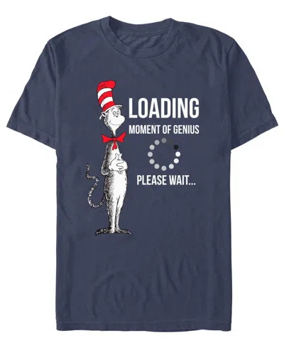 Fifth Sun Men'sâ Dr. Seuss Seuss Cat Loading T-shirt In Blue