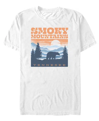 Fifth Sun Men'sâ Generic Smokey Bear View T-shirt In White