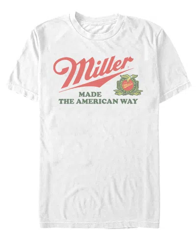 Fifth Sun Men'sâ Miller Made The American Way T-shirt In White