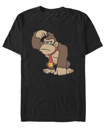 Fifth Sun Men'sâ Nintendo Donkey Dont Know T-shirt In Black