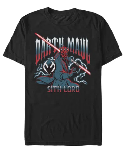 Fifth Sun Men'sâ Star Wars Maul Lightning T-shirt In Black