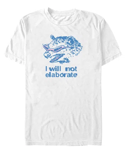 Fifth Sun Men'sâ Threadless Tier 2 Not Elaborate T-shirt In White