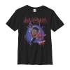 Fifth Sun Miles Morales Little & Big Kid Boys Crew Neck Short Sleeve Slim Fit Spiderman Graphic T-shirt In Black