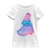 Fifth Sun Princess Peach Little & Big Kid Girls Crew Neck Short Sleeve Slim Fit Super Mario Graphic T-shirt In White