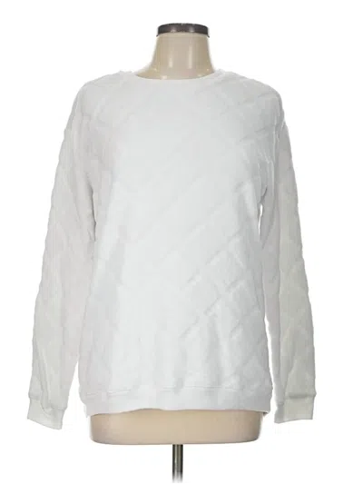 Pre-owned Fifth Sun Pullover Sweater In White