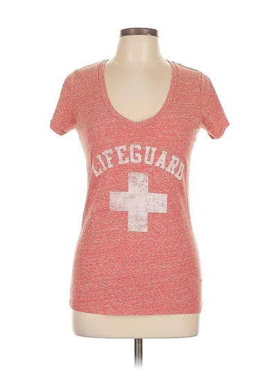 Pre-owned Fifth Sun Short Sleeve T-shirt In Red