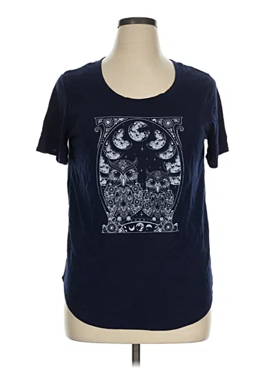 Pre-owned Fifth Sun Short Sleeve T-shirt In Blue