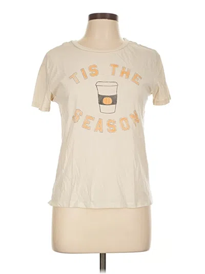 Pre-owned Fifth Sun Short Sleeve T-shirt In Brown