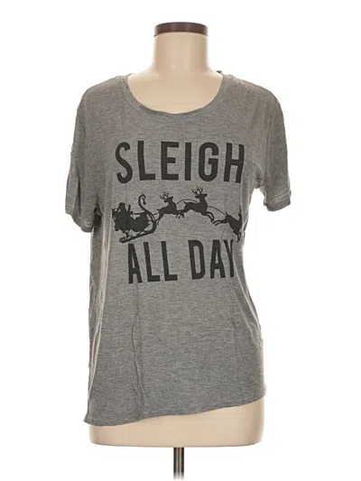 Pre-owned Fifth Sun Short Sleeve T-shirt In Gray