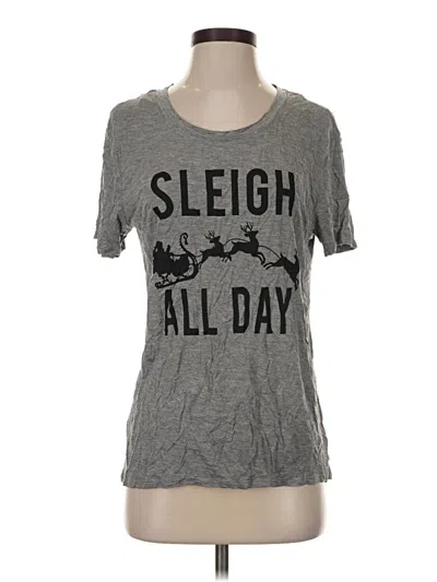 Pre-owned Fifth Sun Short Sleeve T-shirt In Gray