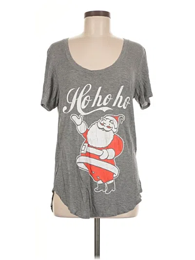 Pre-owned Fifth Sun Short Sleeve T-shirt In Gray