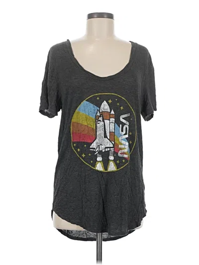Pre-owned Fifth Sun Short Sleeve T-shirt In Gray
