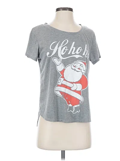 Pre-owned Fifth Sun Short Sleeve T-shirt In Silver