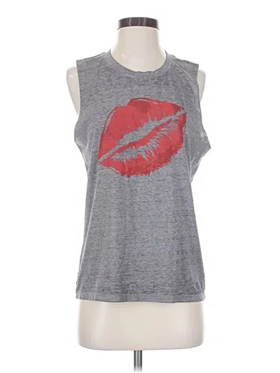 Pre-owned Fifth Sun Sleeveless T-shirt In Gray