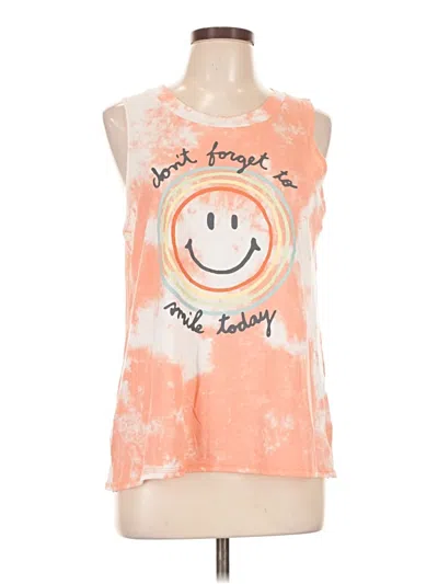 Pre-owned Fifth Sun Sleeveless T-shirt In Orange