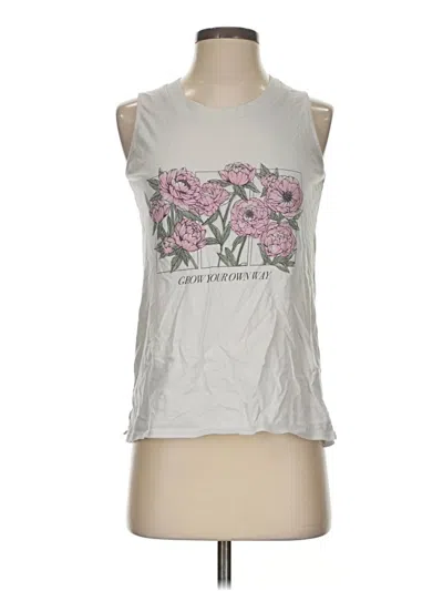 Pre-owned Fifth Sun Sleeveless T-shirt In Silver