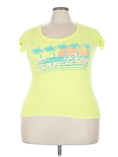 Pre-owned Fifth Sun Sleeveless T-shirt In Yellow