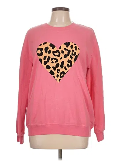 Pre-owned Fifth Sun Sweatshirt In Pink