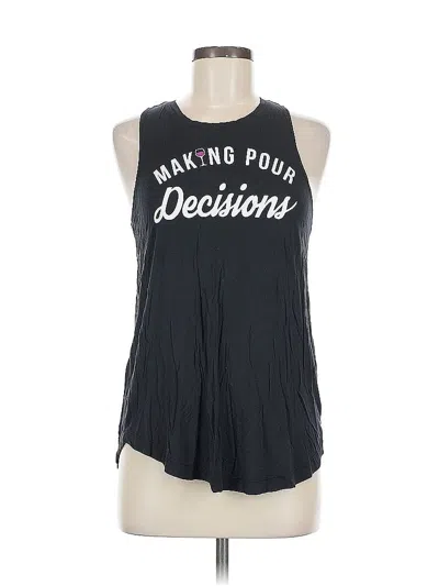 Pre-owned Fifth Sun Tank Top Black Halter Neckline Tops