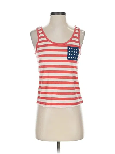 Pre-owned Fifth Sun Tank Top Red Strapless Neckline Tops