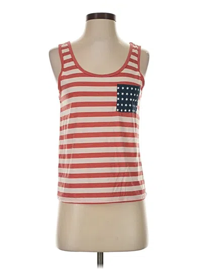 Pre-owned Fifth Sun Tank Top Red Strapless Neckline Tops