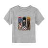 Fifth Sun Toddler Unisex Crew Neck Short Sleeve Regular Fit Wwe Graphic T-shirt In Gray