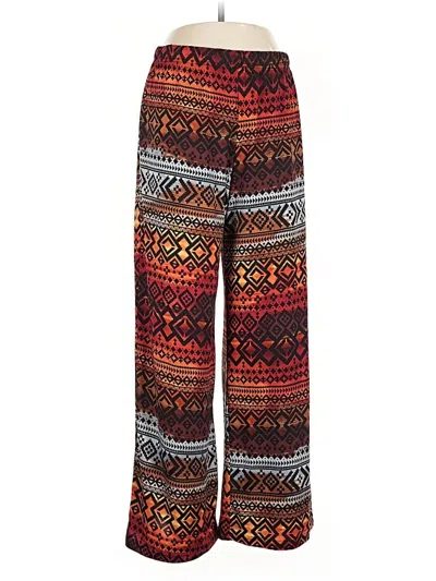 Pre-owned Fig And Flower Casual Pants In Red