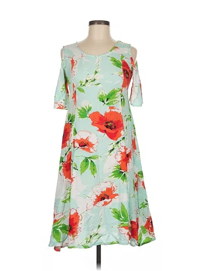 Pre-owned Fig Casual Dress In Green