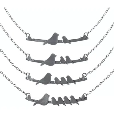 FIGS AND GINGER FIGS AND GINGER MOTHER NESTLING BIRDS NECKLACE