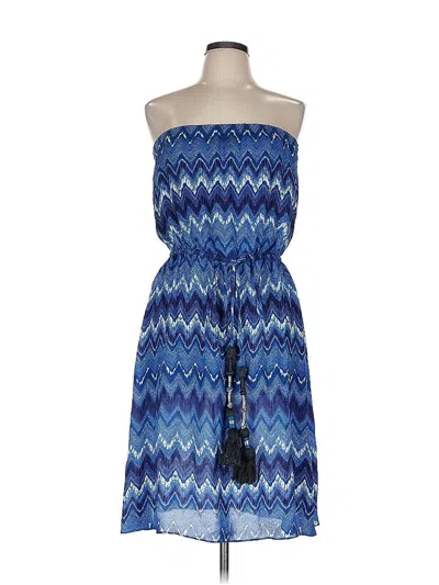 Pre-owned Figue Casual Dress In Blue