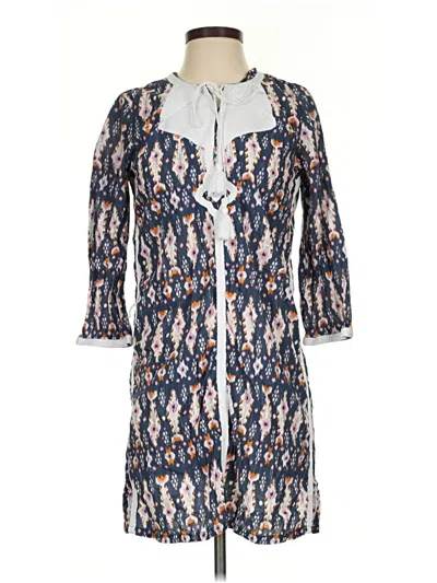 Pre-owned Figue Casual Dress In Blue