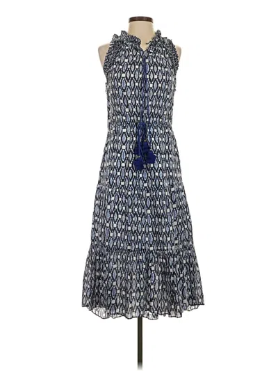 Pre-owned Figue Casual Dress In Blue