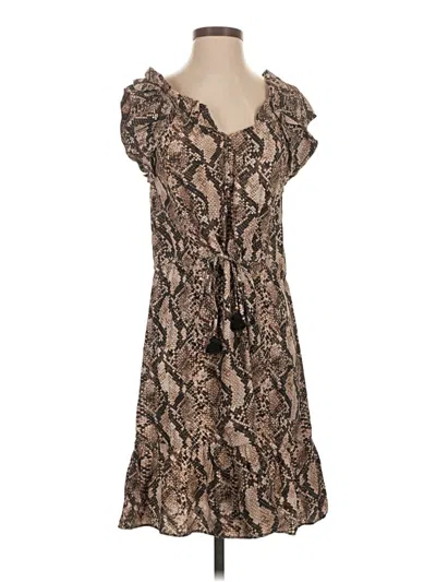 Figue Casual Dress In Brown