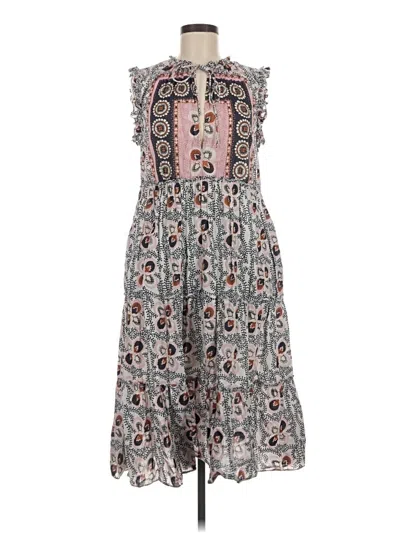 Pre-owned Figue Casual Dress In Gray