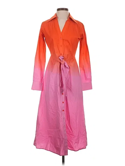 Pre-owned Figue Casual Dress In Orange