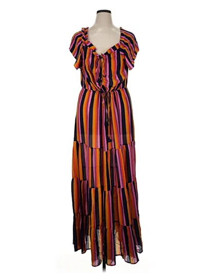Pre-owned Figue Casual Dress In Orange