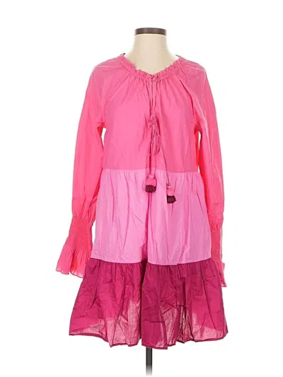 Pre-owned Figue Casual Dress In Pink
