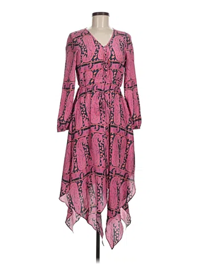 Pre-owned Figue Casual Dress In Pink
