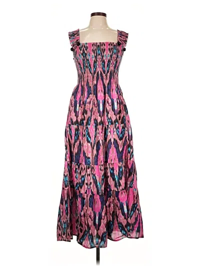 Pre-owned Figue Casual Dress In Pink